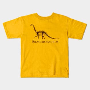 Brachiosaurus Skeleton Kids T-Shirt